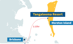 tangalooma resort location map